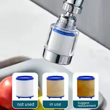 Filtro de agua para grifo con cartucho reemplazable