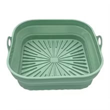 Foldable Air Fryer Silicone Liner Reusable Air Fryer Silicone Baking Tray Food Grade Silicone Air Fryer Mat