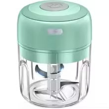 Electric Garlic Chopper Mini Food Chopper USB Rechargeable Garlic Press Meat Grinder with Safety Lock Waterproof