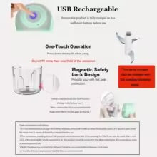 USB Rechargeable Electric Garlic Chopper