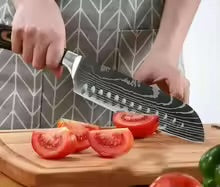 Chef's Knife Kitchen Knives Set Professional Boning Knife Meat Cleaver Utility Knife Japanese Santoku Knife with Cover