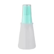 Dispensador de aceite de silicona para barbacoa con pincel, juego de pincel resistente a altas temperaturas y de grado alimentario para cocinar al aire libre, repostería y cocina