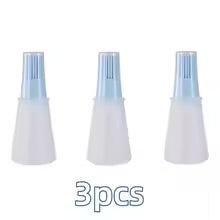 Dispensador de aceite de silicona para barbacoa con pincel, juego de pincel resistente a altas temperaturas y de grado alimentario para cocinar al aire libre, repostería y cocina