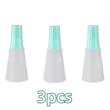Dispensador de aceite de silicona para barbacoa con pincel, juego de pincel resistente a altas temperaturas y de grado alimentario para cocinar al aire libre, repostería y cocina