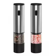 Electric Salt and Pepper Grinder Automatic Rechargeable Pepper Mill Shakers Adjustable Coarseness Kitchen Appliances
