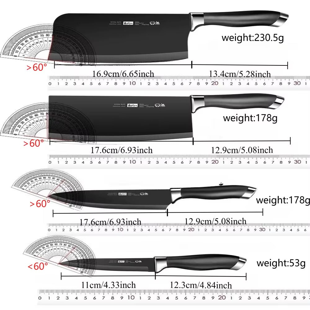 6-Piece Kitchen Knife Set with Holder – eco-friendly kitchen tool from Peakora (6 of 10)