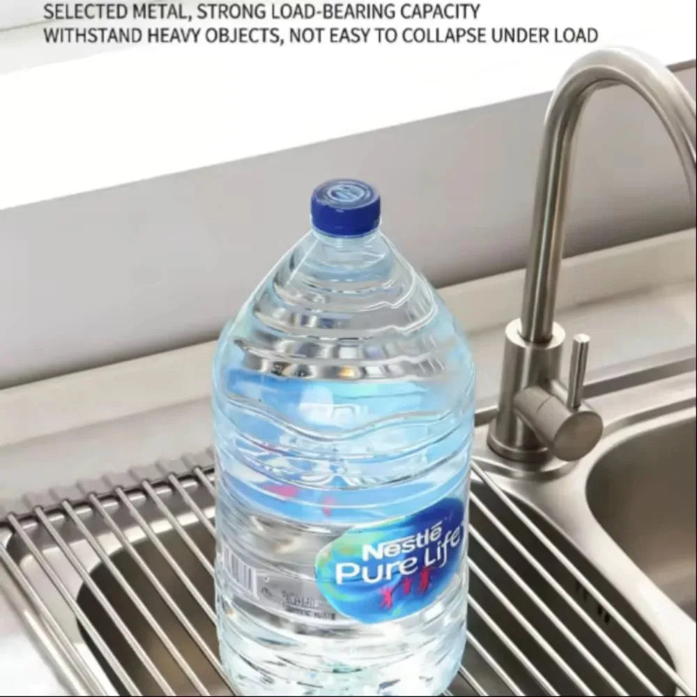 Roll-Up Over-Sink Dish Drying Rack