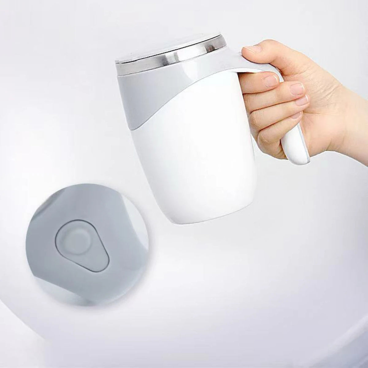 Self-Stirring Coffee Mug