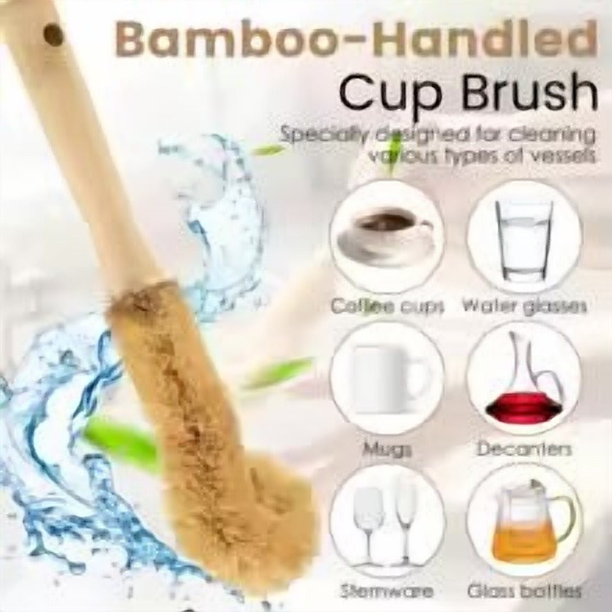 Bamboo Dish Scrub Brush Set – eco-friendly kitchen tool from Peakora (6 of 7)
