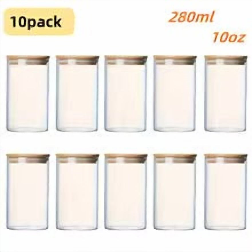 Glass Storage Jar with Bamboo Lid – eco-friendly kitchen tool from Peakora (8 of 12)