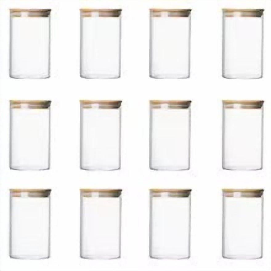 Glass Storage Jar with Bamboo Lid – eco-friendly kitchen tool from Peakora (9 of 12)