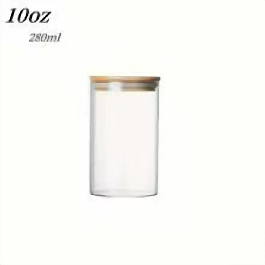 Glass Storage Jar with Bamboo Lid – eco-friendly kitchen tool from Peakora (10 of 12)
