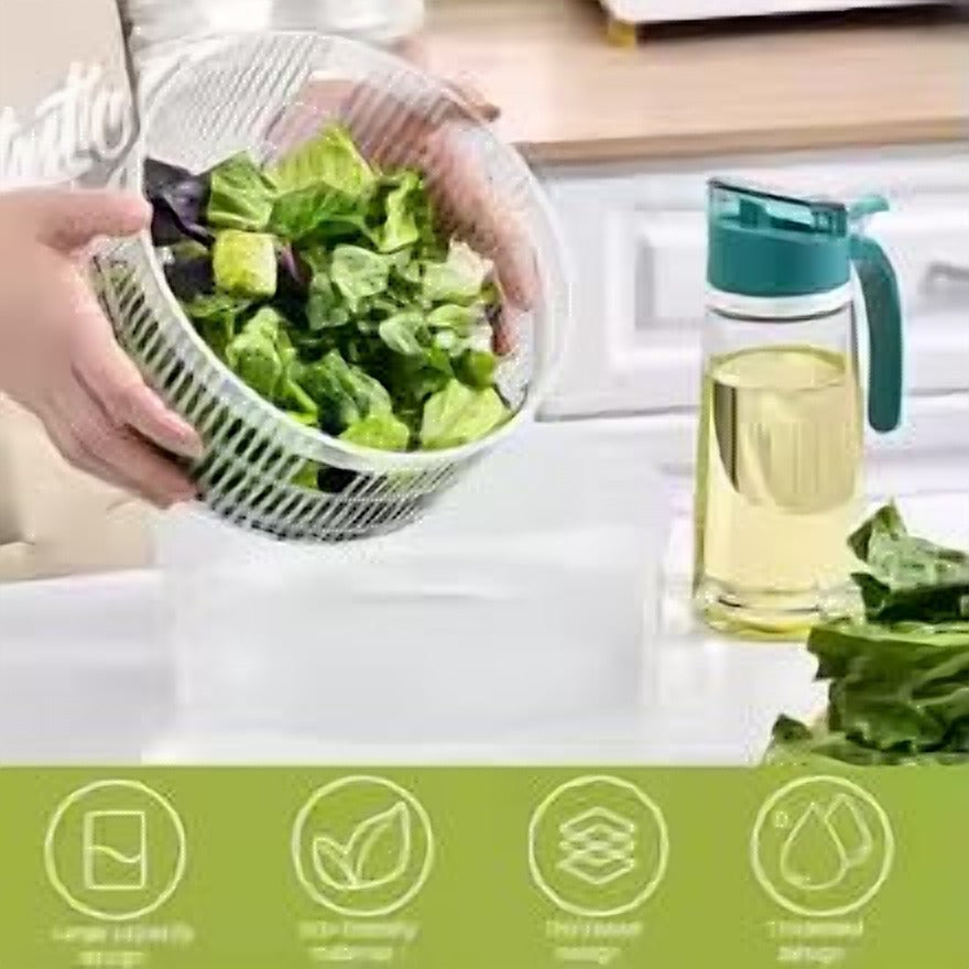 Salad Spinner for Washing and Drying Greens – eco-friendly kitchen tool from Peakora (2 of 7)