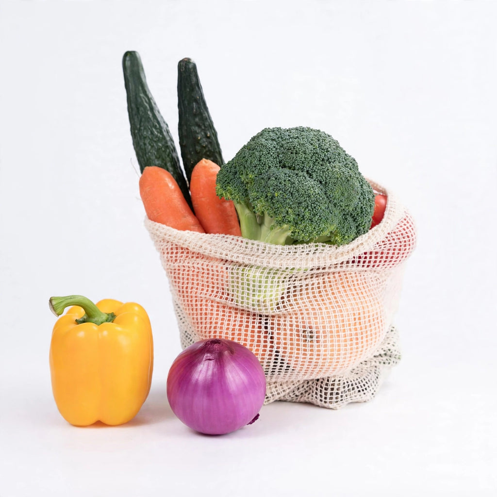 Reusable Cotton Mesh Produce Bags – eco-friendly kitchen tool from Peakora (3 of 7)