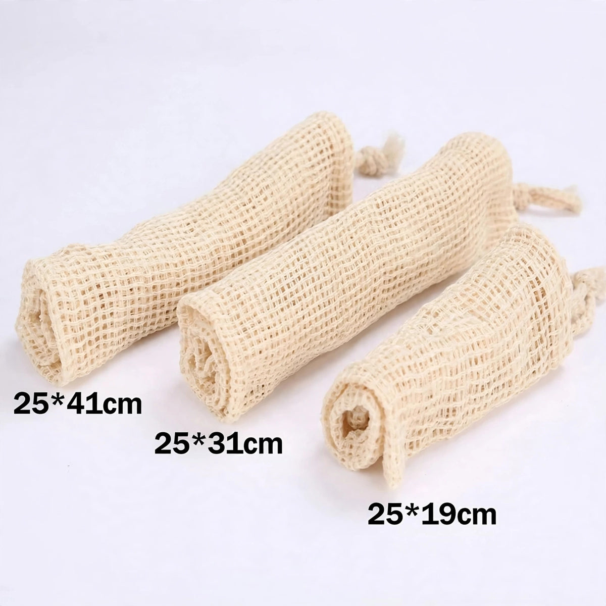 Reusable Cotton Mesh Produce Bags – eco-friendly kitchen tool from Peakora (5 of 7)