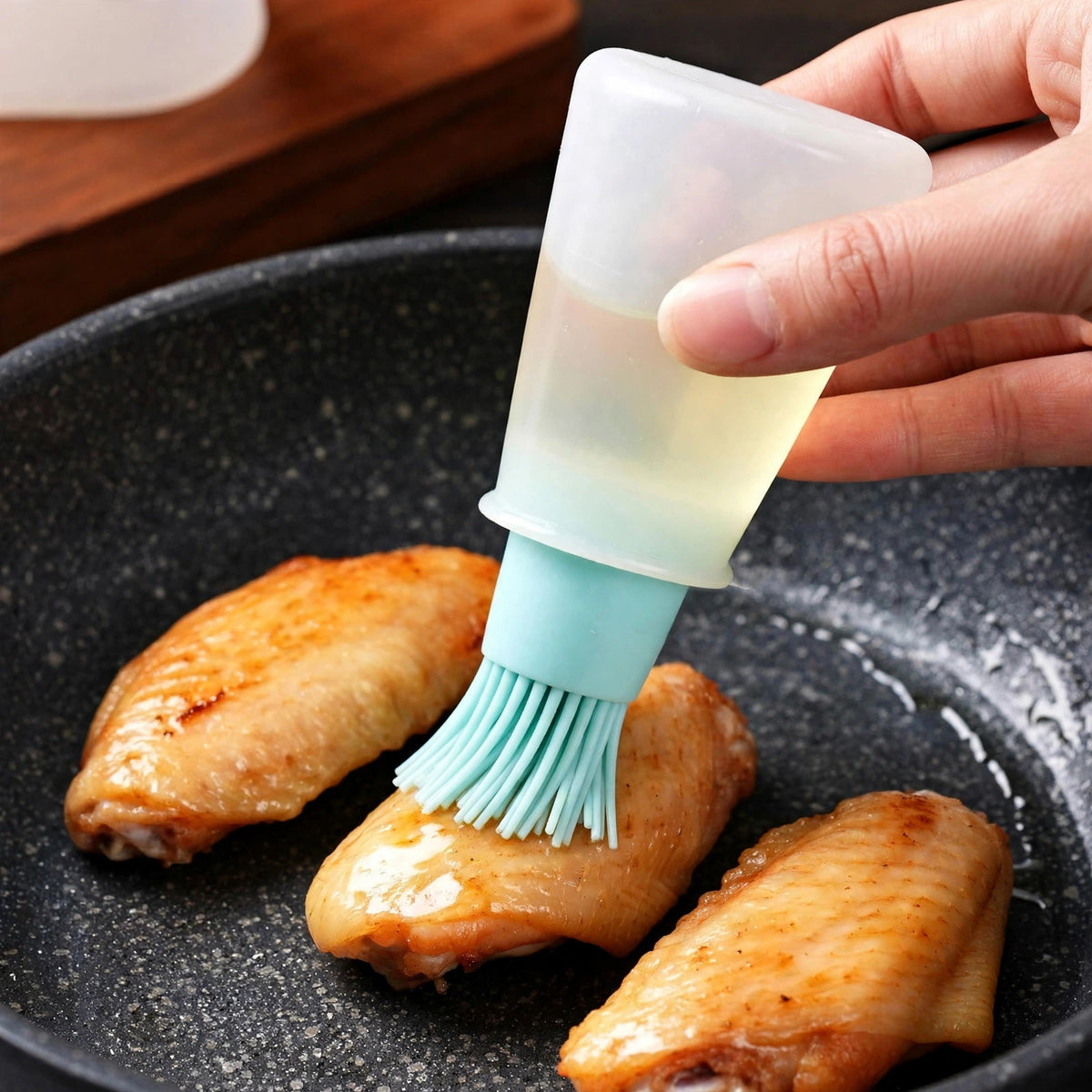 Silicone BBQ Oil Dispenser & Brush – eco-friendly kitchen tool from Peakora (2 of 12)