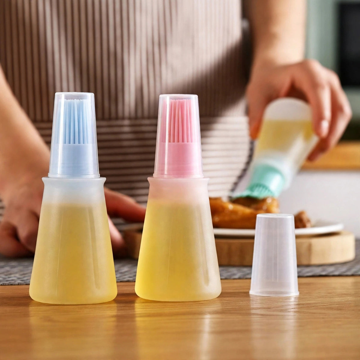 Silicone BBQ Oil Dispenser & Brush – eco-friendly kitchen tool from Peakora (6 of 12)