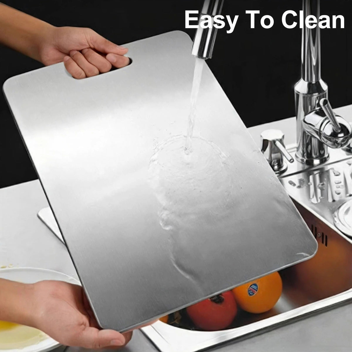 Stainless Steel Cutting Board – eco-friendly kitchen tool from Peakora (2 of 6)