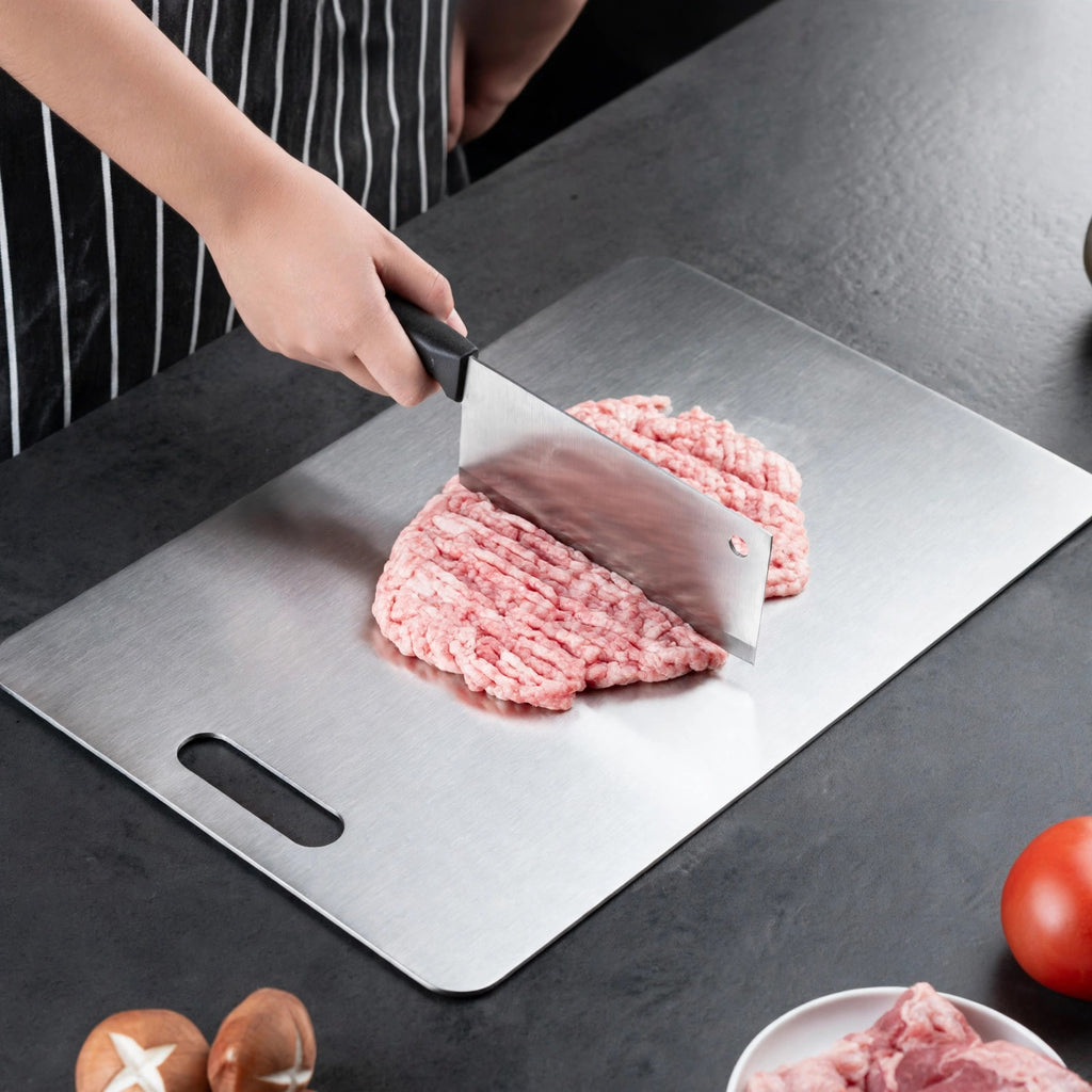 Stainless Steel Cutting Board – eco-friendly kitchen tool from Peakora (5 of 6)