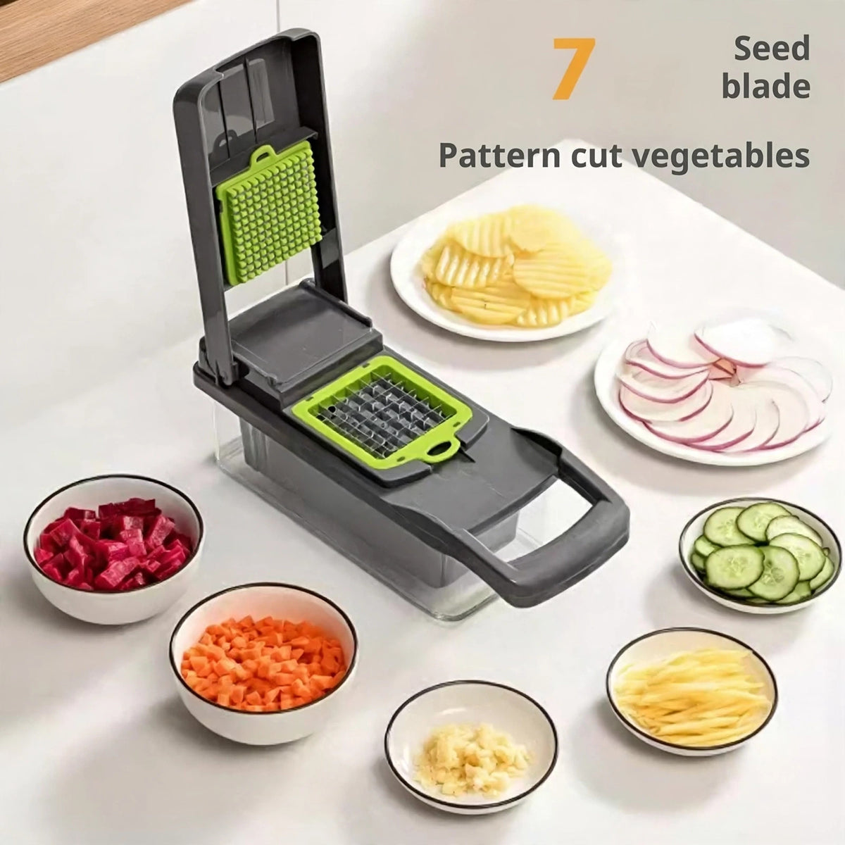 Multi-Function Vegetable Slicer – eco-friendly kitchen tool from Peakora (1 of 7)