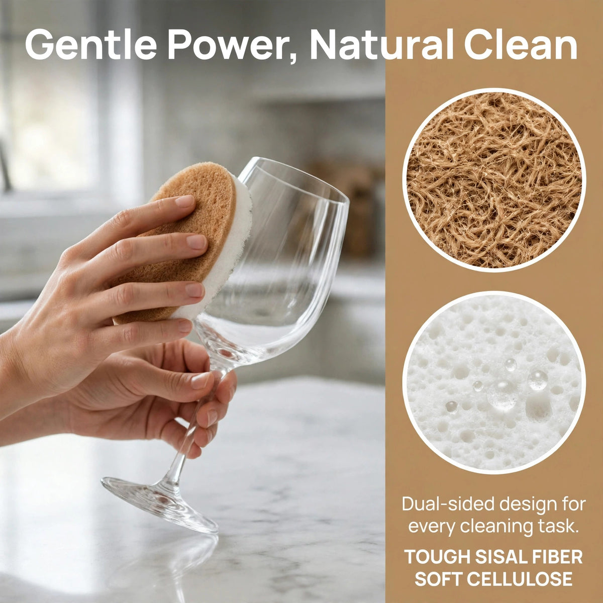 Dual-Sided Kitchen Sponges – eco-friendly kitchen tool from Peakora (1 of 7)