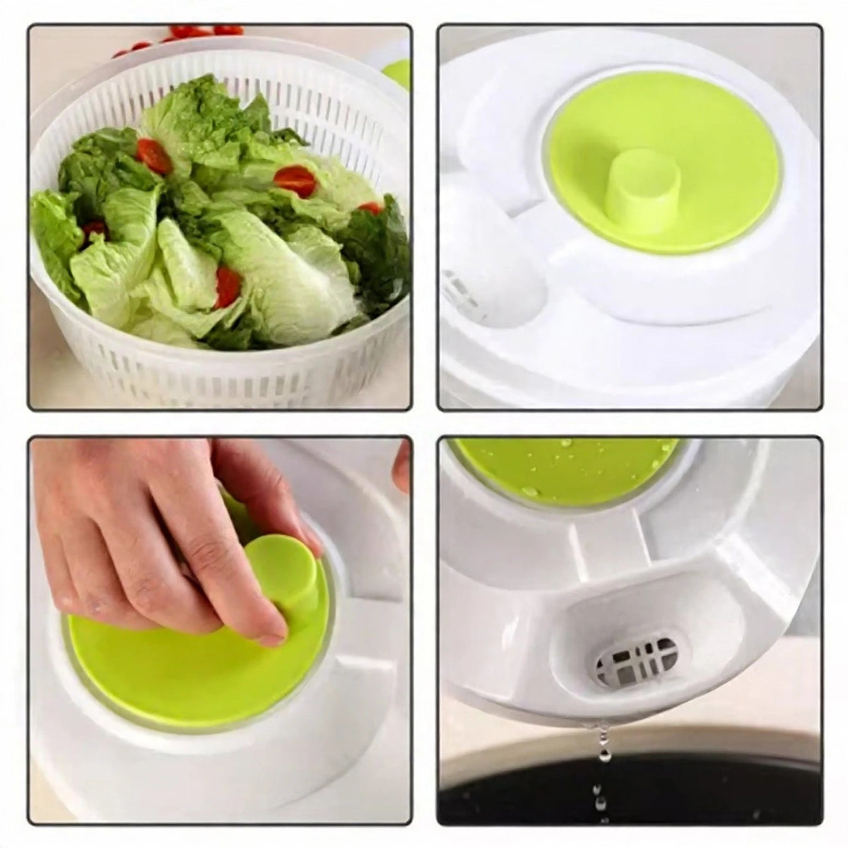 Salad Spinner for Washing and Drying Greens – eco-friendly kitchen tool from Peakora (5 of 7)