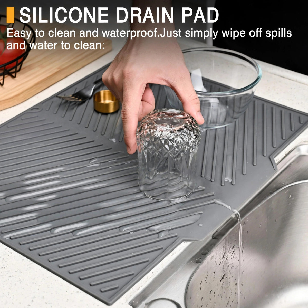 Silicone Dish Drying Mat – eco-friendly kitchen tool from Peakora (2 of 7)