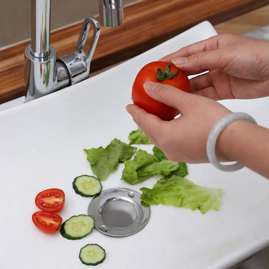 Stainless Steel Drain Hair Catcher – eco-friendly kitchen tool from Peakora (2 of 8)