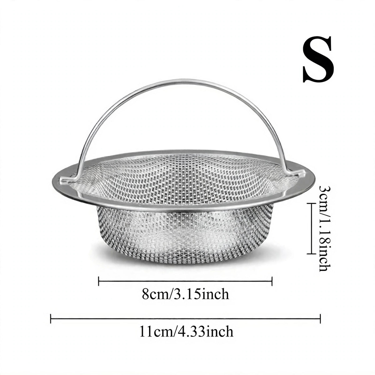 Stainless Steel Drain Hair Catcher – eco-friendly kitchen tool from Peakora (7 of 8)